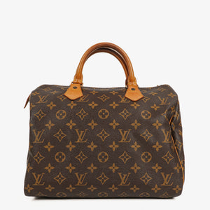 Louis Vuitton Speedy 30 Monogram Canvas Handbag