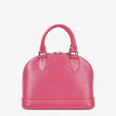 Borsa a Mano Louis Vuitton Alma BB in Pelle EPI Pivoine