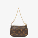 Louis Vuitton Mini Pochette Accessoires Monogram Canvas Clutch Handbag