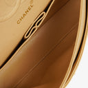 Chanel Medium Classic Vintage Double Flap Bag Beige Quilted Lambskin 24K Gold-Plated Hardware