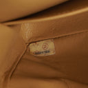 Chanel Medium Classic Vintage Double Flap Bag Beige Quilted Lambskin 24K Gold-Plated Hardware