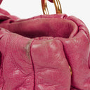 Miu Miu Matelasse Pink Leather Tote Bag