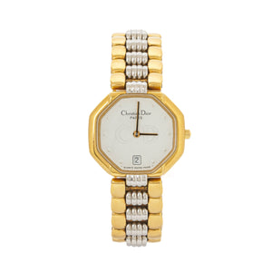 Christian Dior 25mm Octagon Stainless Steel Quartz Watch