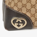 Gucci GG Canvas Lovely Heart Hobo Bag