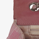 Chanel Pink East West Travel Line Chocolate Bar Flap Bag