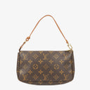 Louis Vuitton Pochette Accessoires Monogram Canvas Clutch Handbag