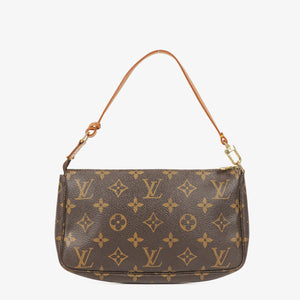 Louis Vuitton Pochette Accessoires Monogram Canvas Clutch Handbag