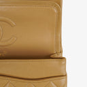 Chanel Medium Classic Vintage Double Flap Bag Beige Quilted Lambskin 24K Gold-Plated Hardware