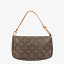 Louis Vuitton Pochette Accessoires Monogram Canvas Clutch Handbag