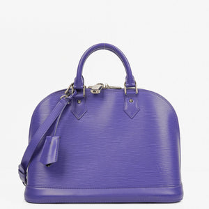 Louis Vuitton Purple/Figue Epi Leather Alma PM Handbag