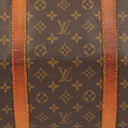 Louis Vuitton Keepall 60 Bandoulière Monogram Canvas Travel Bag