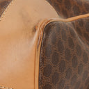 Celine Vintage Macadam Triomphe Brun Resväska