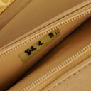 Chanel Medium Classic Vintage Double Flap Bag Beige Quilted Lambskin 24K Gold-Plated Hardware