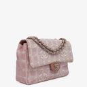 Chanel Pink East West Travel Line Chocolate Bar Flap Bag