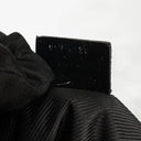 Gucci Black Patent Leather Braided Handle Ring Hobo Bag