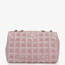 Chanel Pink East West Travel Line Chocolate Bar Flap Bag