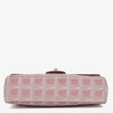 Chanel Pink East West Travel Line Chocolate Bar Flap Bag