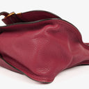 Chloe Marcie Medium Burgundy Leather Satchel