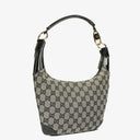 Gucci Black Patent Leather Braided Handle Ring Hobo Bag
