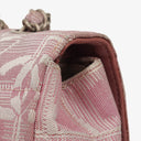 Chanel Pink East West Travel Line Chocolate Bar Flap Bag