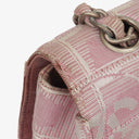 Chanel Pink East West Travel Line Chocolate Bar Flap Bag