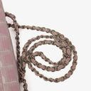 Chanel Pink East West Travel Line Chocolate Bar Flap Bag