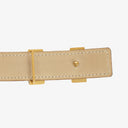 Ceinture Hermes H en cuir 24mm&nbsp;