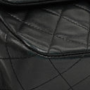 Chanel Double Flap Bag in Quilted Black Lambskin With 24K Gold-Plated Hardware