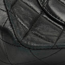 Chanel Double Flap Bag in Quilted Black Lambskin With 24K Gold-Plated Hardware