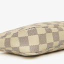 Louis Vuitton Pochette Accessoires Damier Azur Clutch Handbag