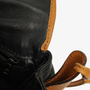 Celine Vintage Black Triomphe Crossbody Bag