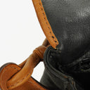 Celine Vintage Black Triomphe Crossbody Bag