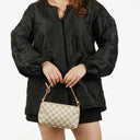 Louis Vuitton Pochette Accessoires Damier Azur Clutch Handbag