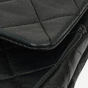 Chanel Double Flap Bag in Quilted Black Lambskin With 24K Gold-Plated Hardware