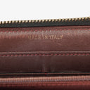 Chanel Large Gusset Zip Around Black Chevron Quilted Lambskin Wallet