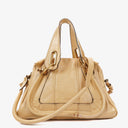 Chloe Paraty Small Eggshell Leather Bag