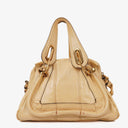 Chloe Paraty Small Eggshell Leather Bag