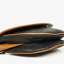 Celine Vintage Black Triomphe Crossbody Bag