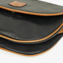 Celine Vintage Black Triomphe Crossbody Bag