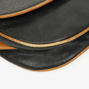 Celine Vintage Black Triomphe Crossbody Bag