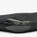 Gucci Black Patent Leather Braided Handle Ring Hobo Bag