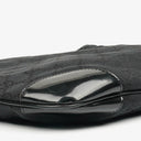 Gucci Black Patent Leather Braided Handle Ring Hobo Bag