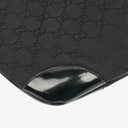 Gucci Black Patent Leather Braided Handle Ring Hobo Bag
