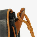 Celine Vintage Black Triomphe Crossbody Bag