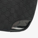 Gucci Black Patent Leather Braided Handle Ring Hobo Bag