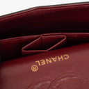 Chanel Vintage Classic Double Flap Bag in Quilted Black Lambskin with 24K Gold-Plated Hardware