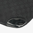 Gucci Black Patent Leather Braided Handle Ring Hobo Bag