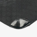 Gucci Black Patent Leather Braided Handle Ring Hobo Bag