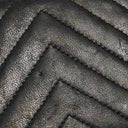Chanel Large Gusset Zip Around Black Chevron Quilted Lambskin Wallet
