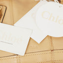 Chloe Paraty Small Eggshell Leather Bag